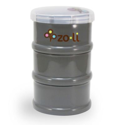 ZoLi PODS Stacking Snack Container in Grey
