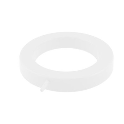 White Plastic Shell 12.5cm OD Aquarium Tanks Round Oxygen Bubble Air Stone