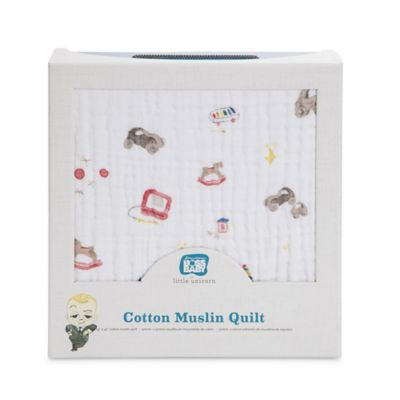 DELUXE MUSLIN QUILT, TOY BOX by Little Unicorn