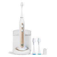 Smile Bright Store Elite Sonic Toothbrush with UV Sanitizing Charging Base - Platinum Edition - Gold