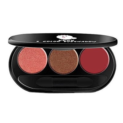 Alonea 3 Color Peach Makeup Smoked Warm Color Beads Matte Eye Shadow