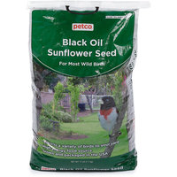 Petco Black Oil Sunflower Seed Wild Bird Food, 17 lb Bag