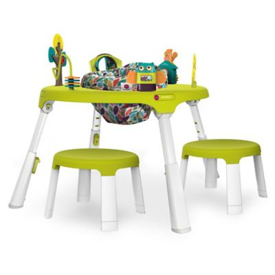 Oribel PortaPlay™ Forest Friends 4-in-1 Foldable Activity Center with Stools in Green
