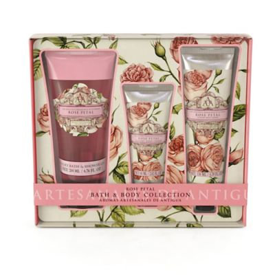 Aromas Artesanales De Antigua Rose Petal Bath & Body Collection