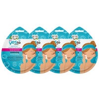 Yes To Cotton Comforting Mud Mask Bundle (4 Single Use Masks)