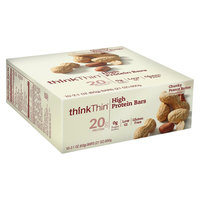 Thinkthin think Thin High Protein Chunky Peanut Butter Bars - 8ct