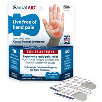 CarpalAID Functional Support for Carpal Tunnel Syndrome-Large-6/Pack