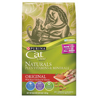 Purina Cat Chow Naturals Original Plus Vitamins & Minerals - Cat Food - 3.15lb Bag