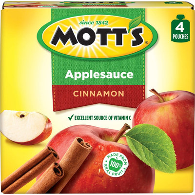 Mott's Snack & Go Cinnamon Applesauce 3.2 oz 4 ct