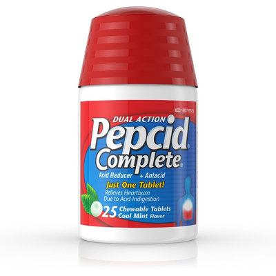 Johnson & Johnson Pepcid 25ct Complete Mint Tabs