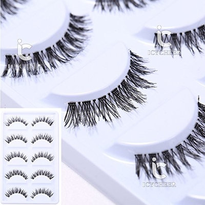 ICYCHEER Sexy 100% Handmade Beauty Thick Long FalseEyelashe EyeLashes Eyelash Soft Natural