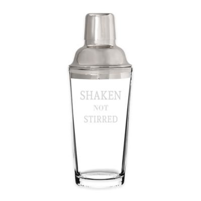 Cathys Concepts Cathy's Concepts Shaken Not Stirred Cocktail Shaker, Size One Size - Metallic