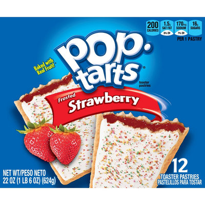 Kellogg's Pop-Tarts Frosted Strawberry Pastries 12 ct
