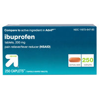 Perrigo up & up Ibuprofen 200 mg Pain Reliever/Fever Reducer Caplets - 250 Count