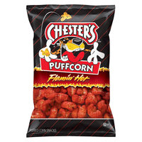 Frito Lay Chester's Puffcorn Flamin' Hot Puffed Corn Snacks 4.5 oz