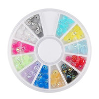 Echou Diamonds Dazzling Tips Nail Sticker Sequins Colorful Nail Art Decoration