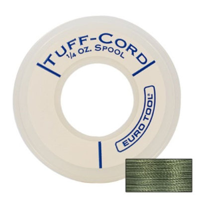 Eurotool Tuff-Cord Beading Cord, Green, Size 5, 33 Yards