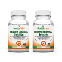All Natural Digestive Enzymes for Irritable Bowel Syndrome Now with Resveratrol, Aloe and Senna (Pack of 2)
