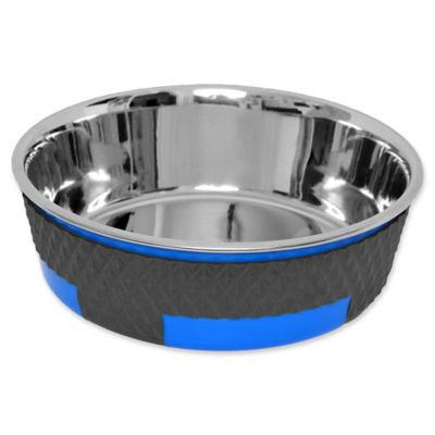 Iconic Pet Color Splash Designer Trimond Bowl in Blue - Small
