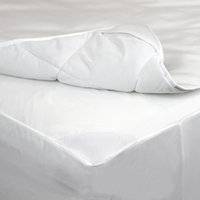 AllerEase 2-in-1 Waterproof Allergy Protection Mattress Pad-White (Twin), Variation Parent