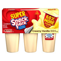 Conagra Foods Super Snack Pack Vanilla Pudding 5.5 oz 6 pk