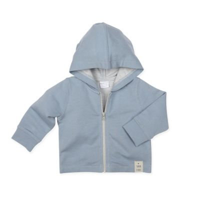 Robeezr Infant Boy's Robeez Terry Zip Hoodie, Size 0-3M - Blue