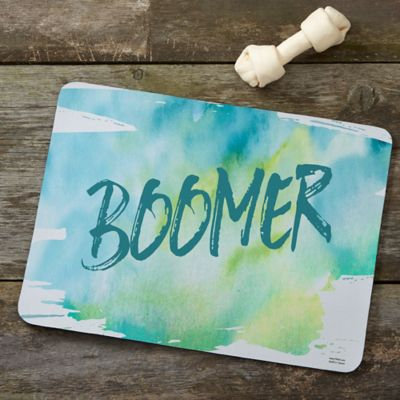 Watercolor Pet Food Mat