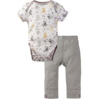 MiracleWear® Size 18-24M 2-Piece Posheez Snap 'n Grow Forest Owl Bodysuit and Pant Set in Grey
