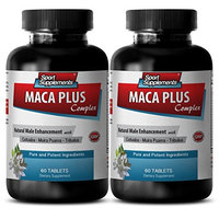 Muira puama 500 mg - Maca Plus Complex - Enhances sexual activity (2 Bottles - 120 Tablets)