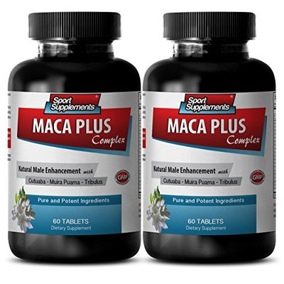 Muira puama 500 mg - Maca Plus Complex - Enhances sexual activity (2 Bottles - 120 Tablets)