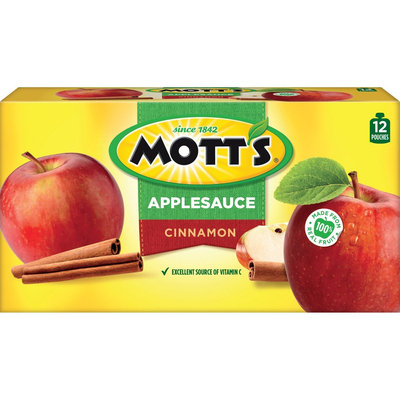 Mott's Snack & Go Cinnamon Applesauce 3.2 oz 12 ct