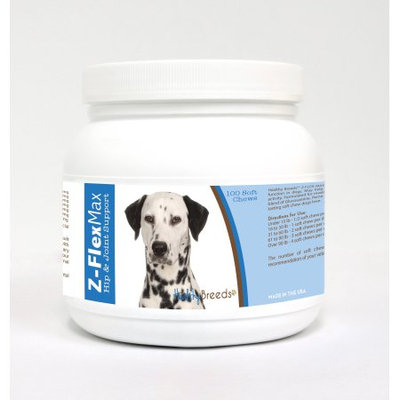 Healthy Breeds 840235105954 Dalmatian Z-Flex Max Hip & Joint Soft Chews - 100 count
