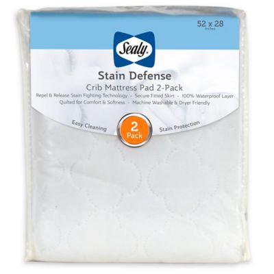 Sealy Stain Defense Mattress Pad Covers (2-Pack)