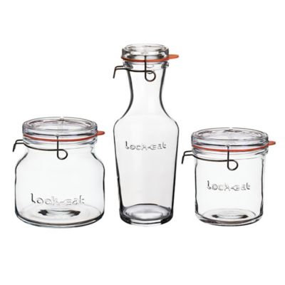 Luigi Bormioli Lock Eat 3 Piece Set