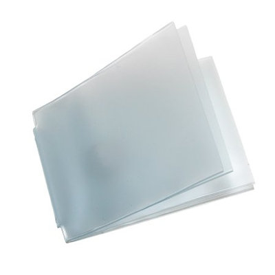 Buxton Unisex Vinyl Window Inserts for Billfold Wallets with Wing Bar