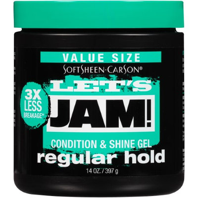 SoftSheen-Carson Let's Jam! Shining and Conditioning Gel, Regular Hold, 14 Oz
