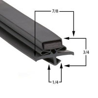True TWT6032FHD Door Gasket Part# (810780)