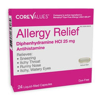 Harmon® Face Values™ Allergy Dye Free 24-Count Liquid Caps