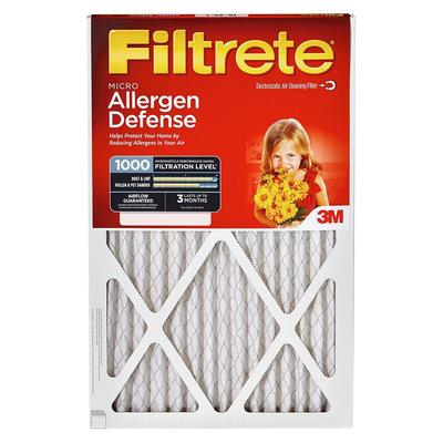 Nexcare Filtrete Allergen Defense, 14x18, Red