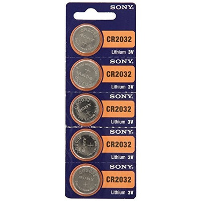 Sony 3V Lithium CR2032 Batteries (5 Batteries)