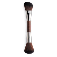 CLOTHOBEAUTY Pro Duo Cosmetics Makeup Brush Double Ended Contour and Highlight Brush