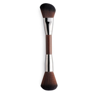 CLOTHOBEAUTY Pro Duo Cosmetics Makeup Brush Double Ended Contour and Highlight Brush