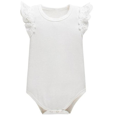 StylesILove Baby Girls Sailor Costume Romper (6-12 Months, White)