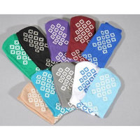 TERRY SLIPPER SOCKS - ANKLE LENGTH WITH A NON-SLIP BOTTOM (6 PACK) - TAN