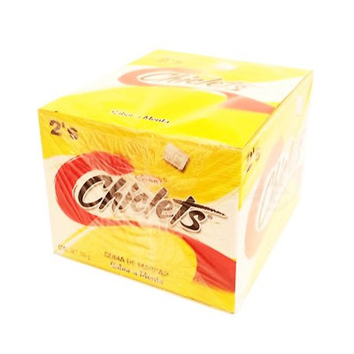 Canels-clorets-adams Adams Gum 100 x 2 units - Chiclets (Pack of 6)