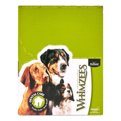 Paragon Pet Products Usa Inc- Paragon Pet Products Usa WZ01483 Whimzee Toothbrush Extra Large 18 Per Bulk
