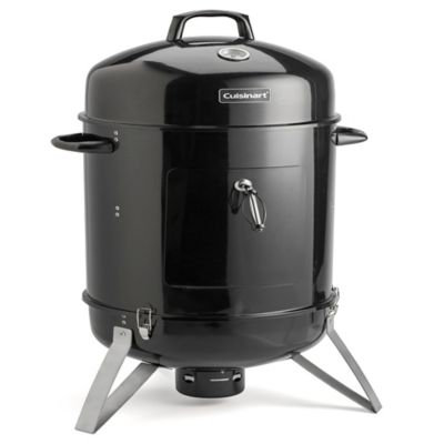 Cuisinart 30-in H x 19-in W 510-sq in Black Charcoal Vertical Smoker COS-116
