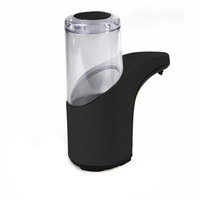 Mind Reader Automatic Touchless Hand Soap Dispenser With Clear Chamber, Black