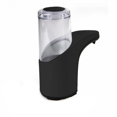 Mind Reader Automatic Touchless Hand Soap Dispenser With Clear Chamber, Black