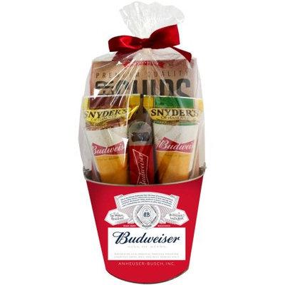 Budweiser Bucket Holiday Gift Set, 7 pc